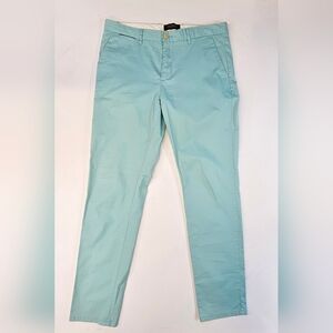 Scotch & Soda Cotton Mens Pant Green Aqua 32 x 32